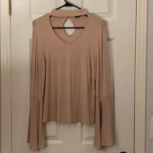 Earthbound open neck top